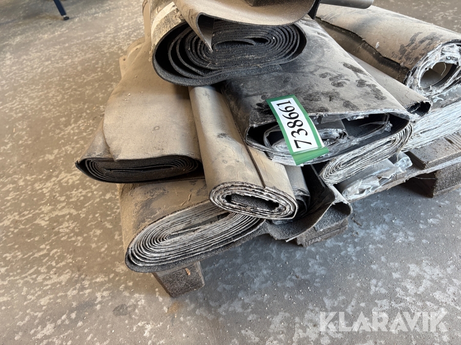 Blandet lot tagpap Icopal Og Katerpa - ca 17kvm, overlap og underpap