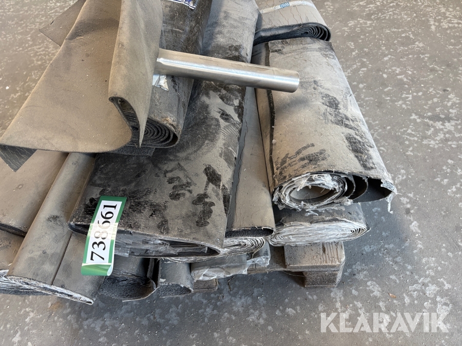 Blandet lot tagpap Icopal Og Katerpa - ca 17kvm, overlap og underpap