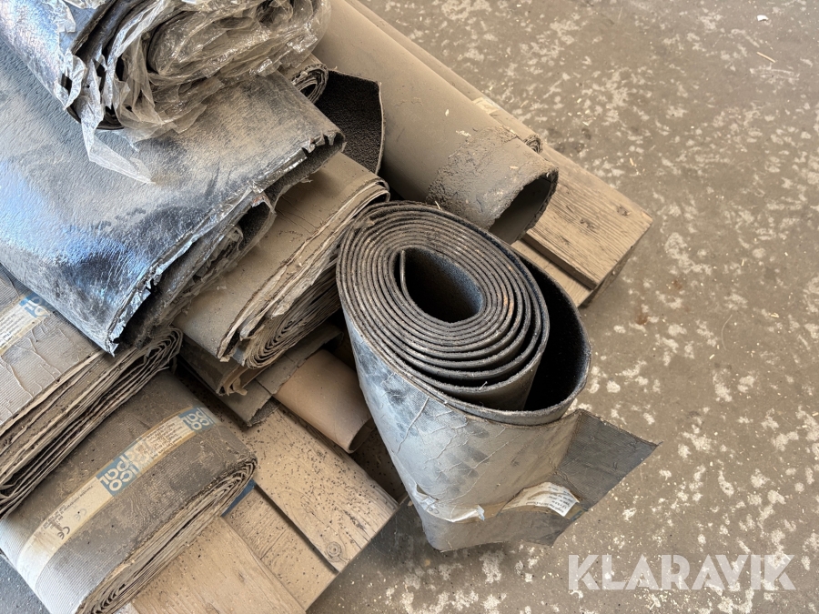 Blandet lot tagpap Icopal Og Katerpa - ca 17kvm, overlap og underpap