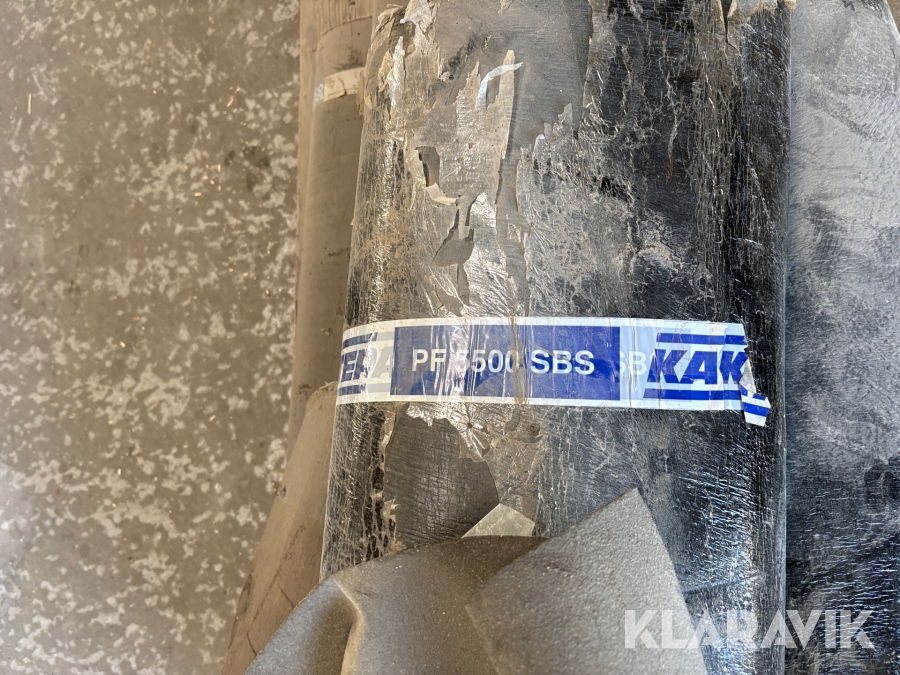 Blandet lot tagpap Icopal Og Katerpa - ca 17kvm, overlap og underpap