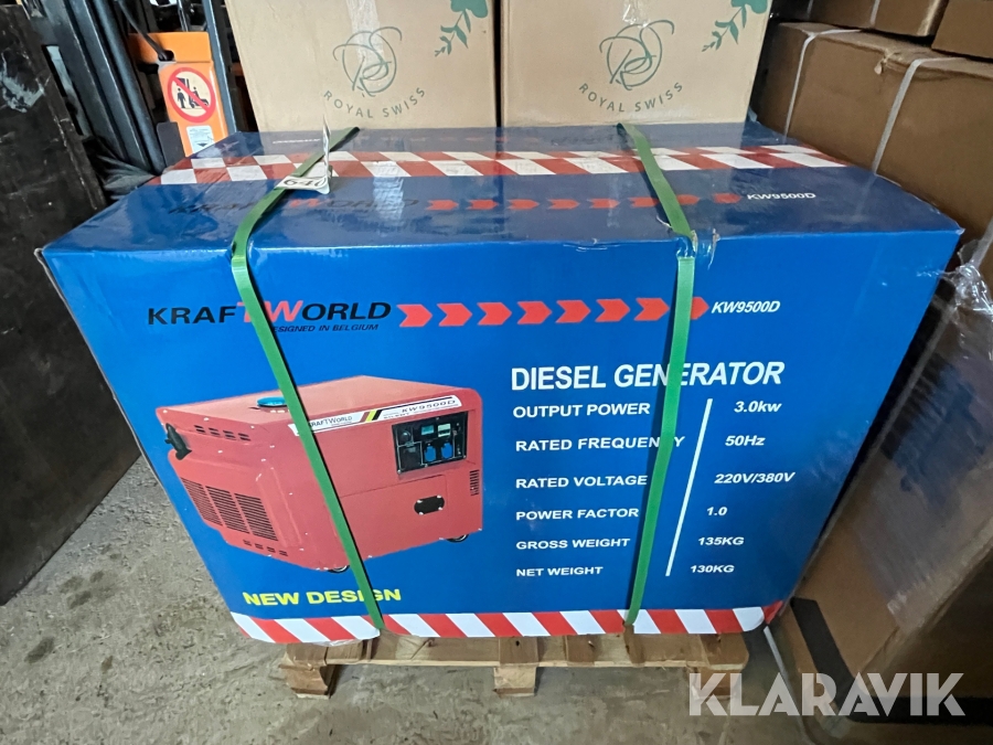 Diesel generator KraftWorld KW9500D