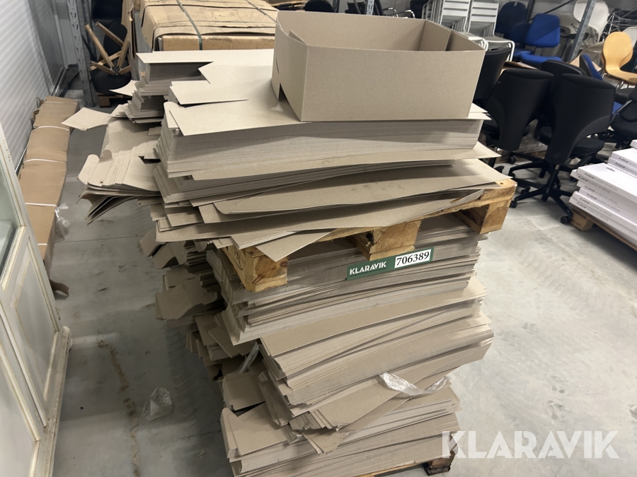 Samlekasser, pap ca 2500stk