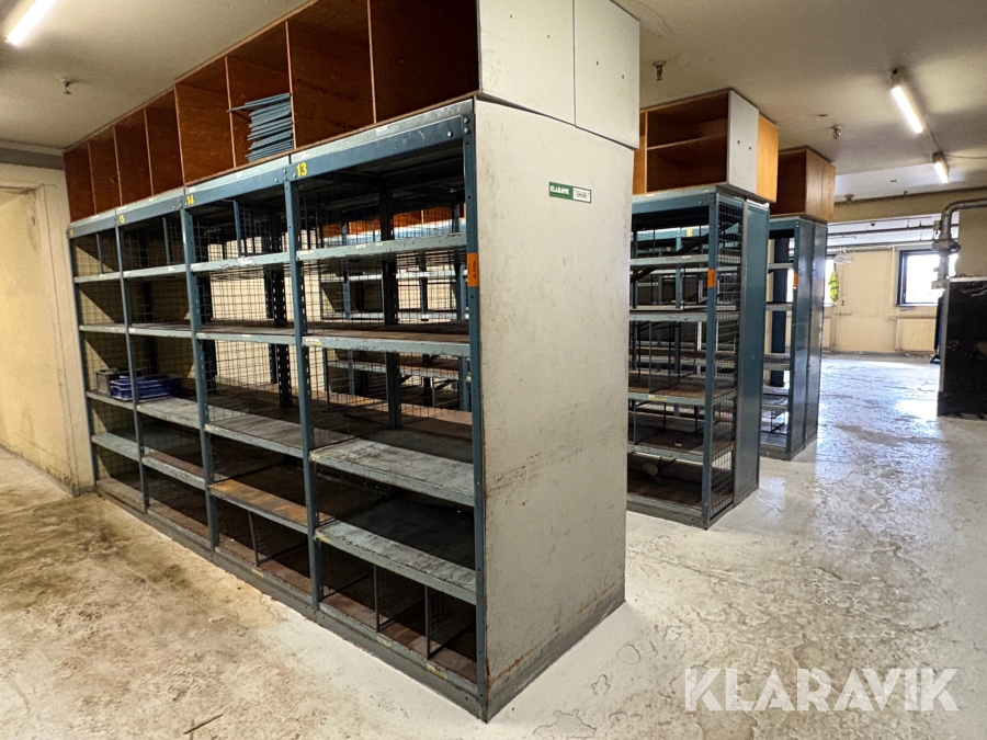 Værkstedsreoler - 34 sektioner