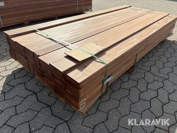 Cumaru terrassebrædder Incoadex - 20x140x2450mm - 117 styks
