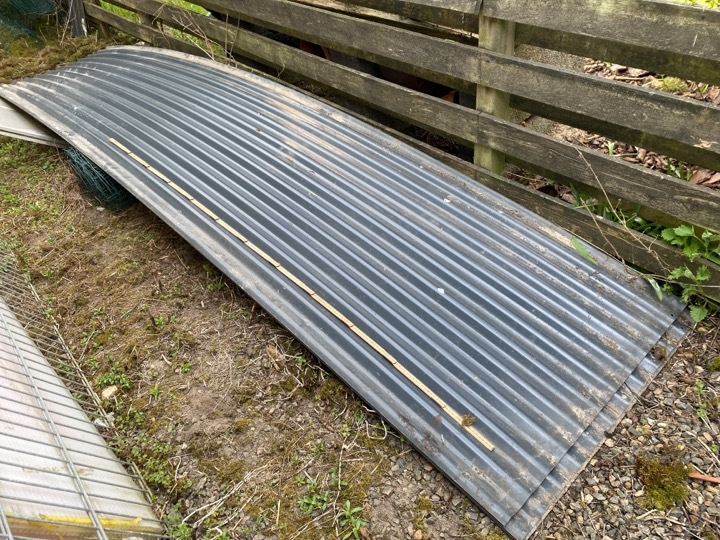 4 stål-bølgeplader