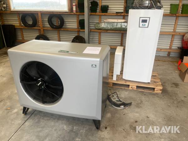 Luft til vand varmepumpe CTC EcoAir 410 inde og ude del.