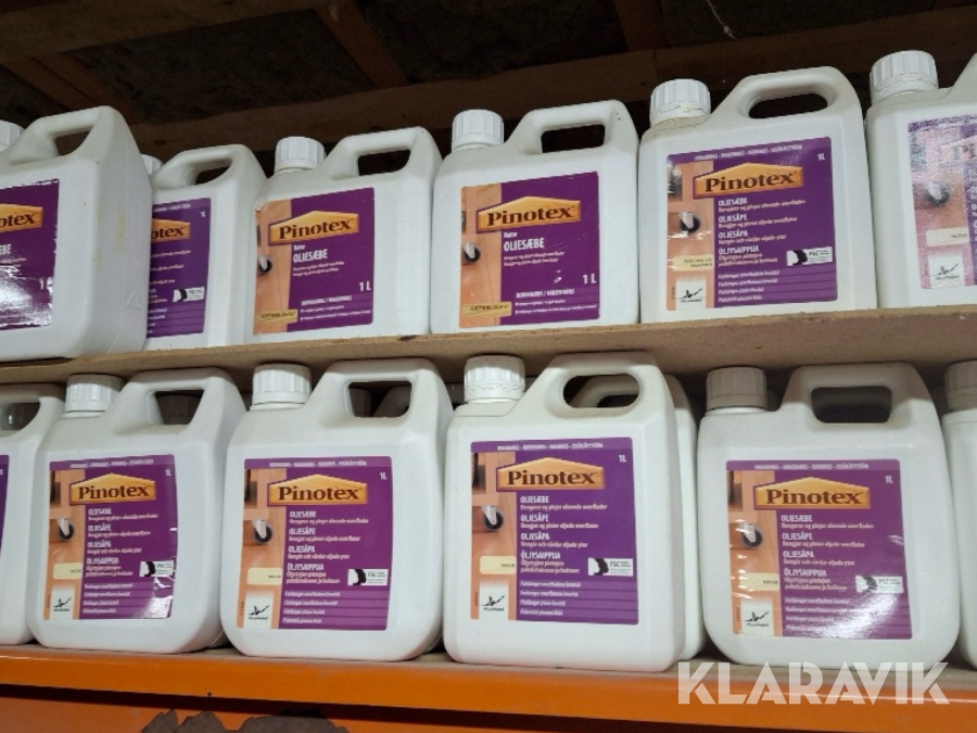 Oliesæbe til gulve Pinotex - 1L dunke, 100 styk
