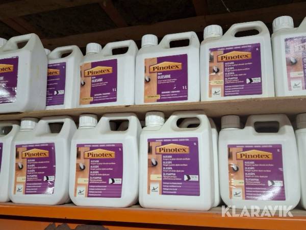 Oliesæbe til gulve Pinotex - 1L dunke, 100 styk