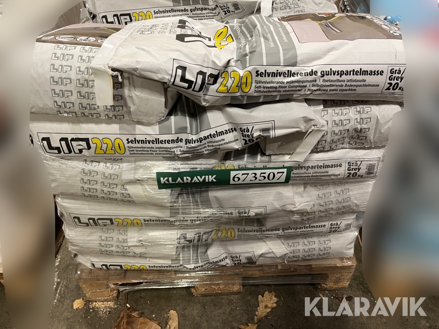 Selvnivellerende gulvspartelmssse Lip 220 35 styk