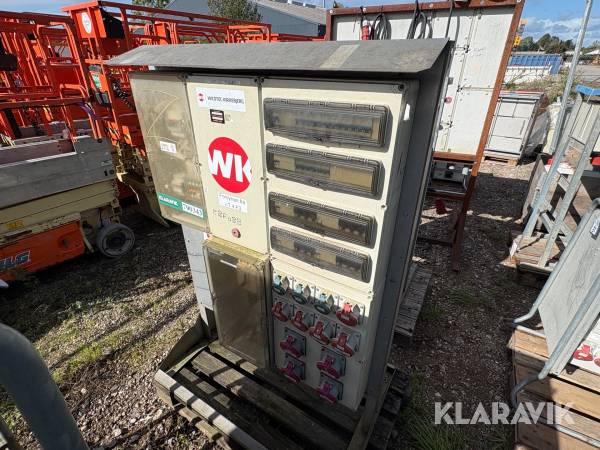 Byggestrømstavle NST MT 250 A/2