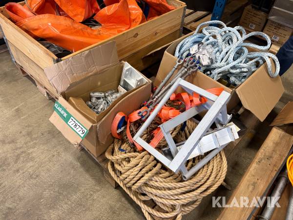 Blandet lot beslag og rev Riggatec - 1 palle
