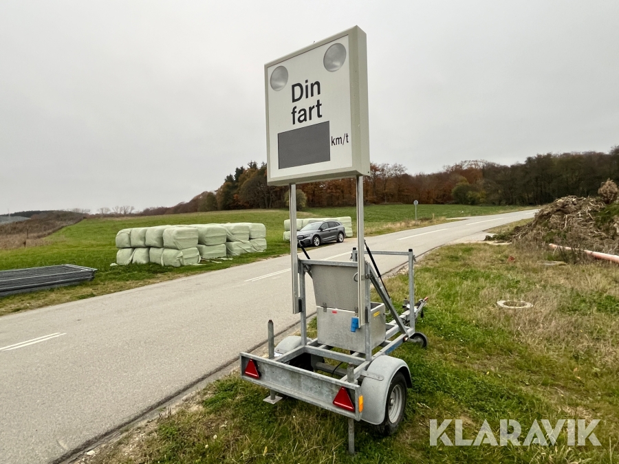 Mobil fartmåler PHV Trailer 450 kg