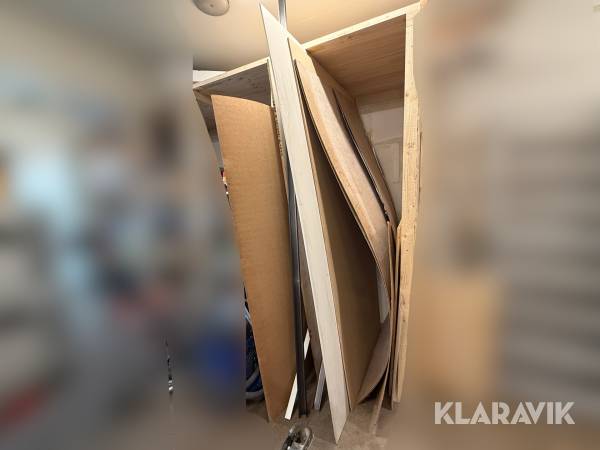 Lot med byggeplader - 7 plader