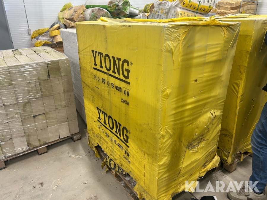 Gas beton Ytong 5 paller 240 styk 