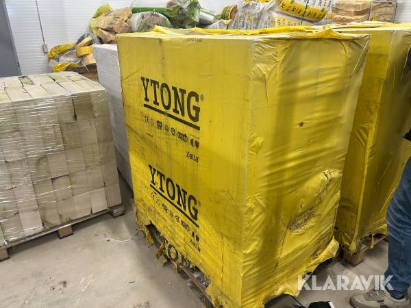 Gas beton Ytong 5 paller 240 styk 
