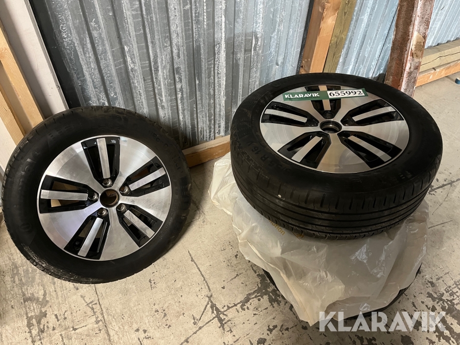 Hjulsæt Continental  & Skoda/Vw 205/55-16