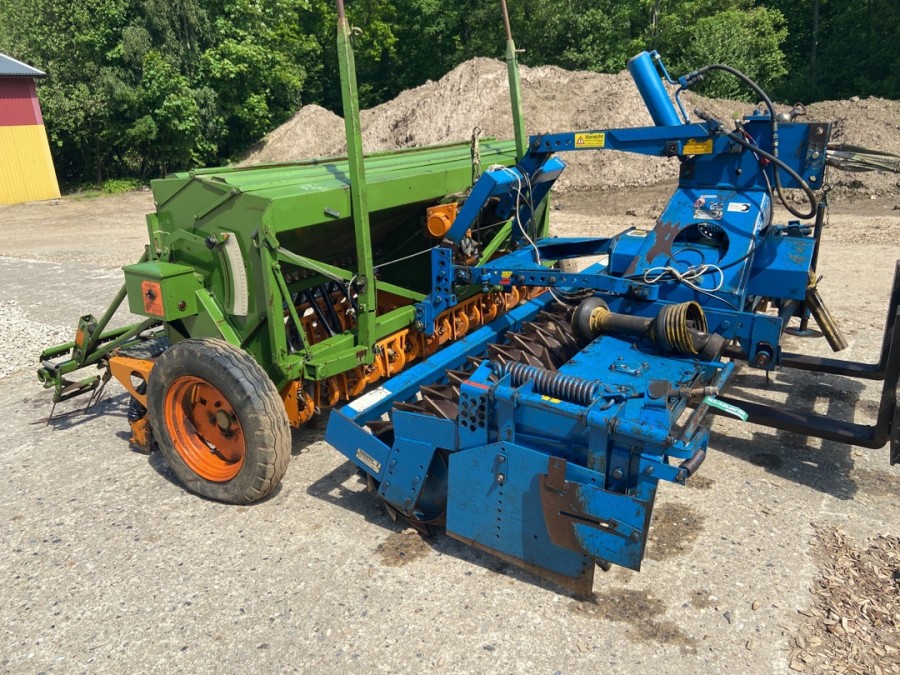 Rotorharve med såmaskine