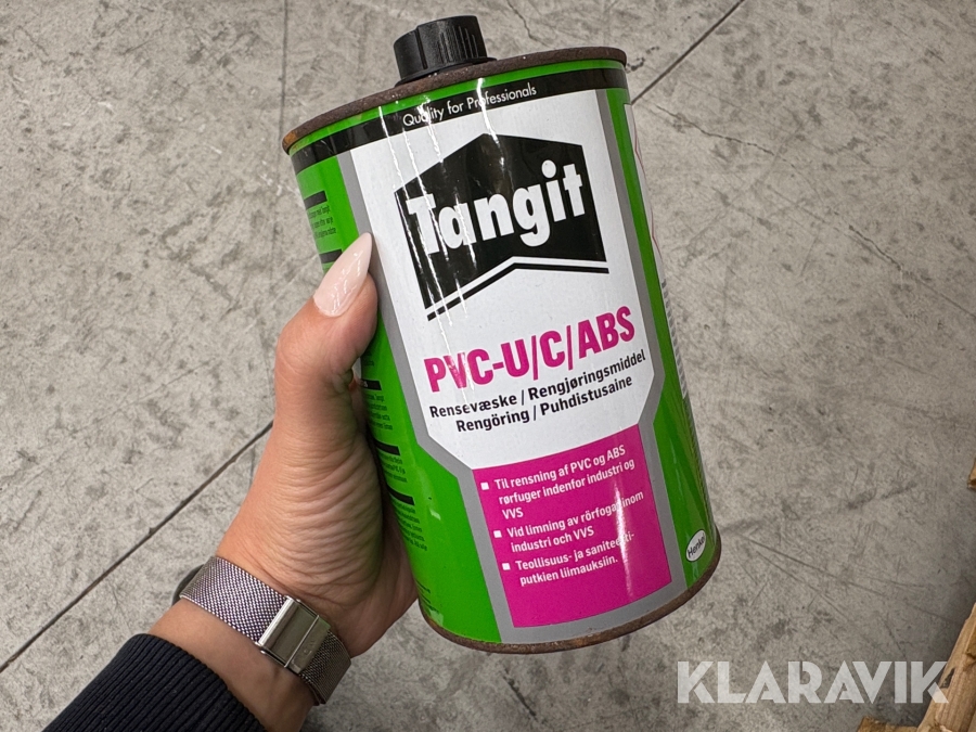 Rensevæske Tangit PVC-U/C/ABS - 5 dåser