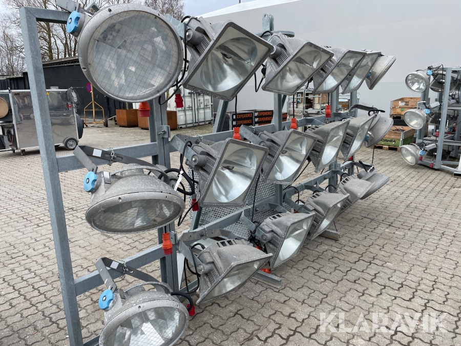 Mobil Stadion Lys Thorn Thorn og Philips lamper 1000 lux