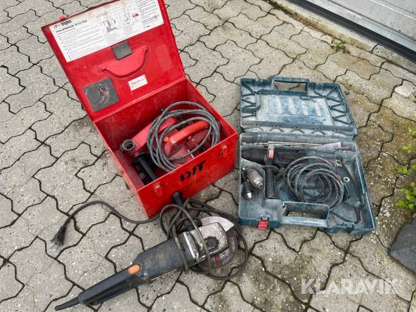Elværktøj TW Impex/AEG/Bosch ST-D70W/WS2001/GBH 2-26 DFR, 2 Sæt