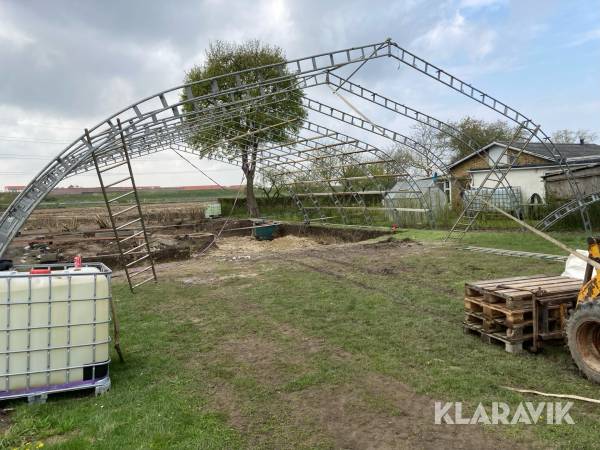 Telthal uden dug 14x12 meter
