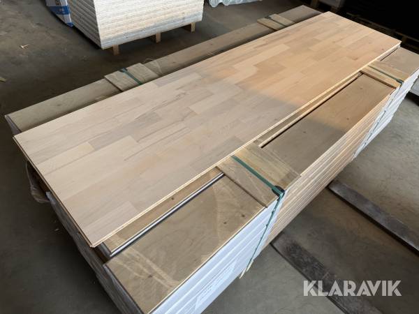 Gulv Moland Parket Classic Bøg Hvid Matlak 22mm   47,88m2