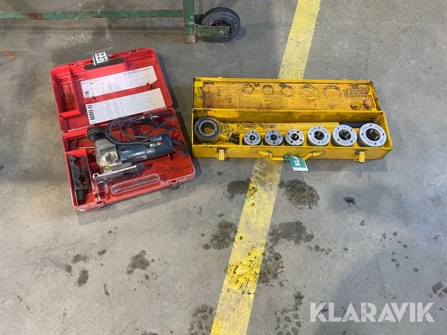 Gevindskærer og stiksav Rems og Scintilla