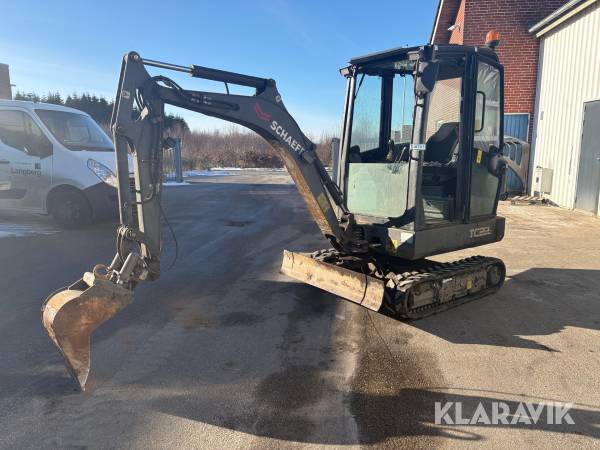 Gravemaskine Yanmar TC22.2 med 2 skovle