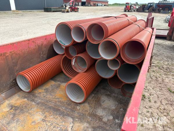 PVC rør Ø200 til Ø670 - 18 styk