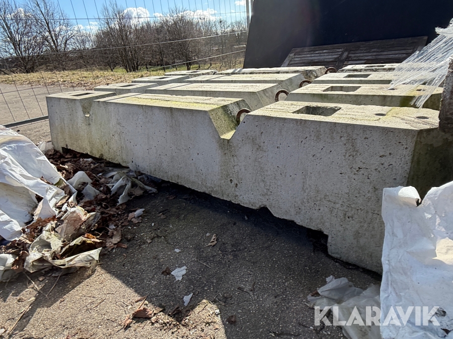 Beton blokke 6 stykker