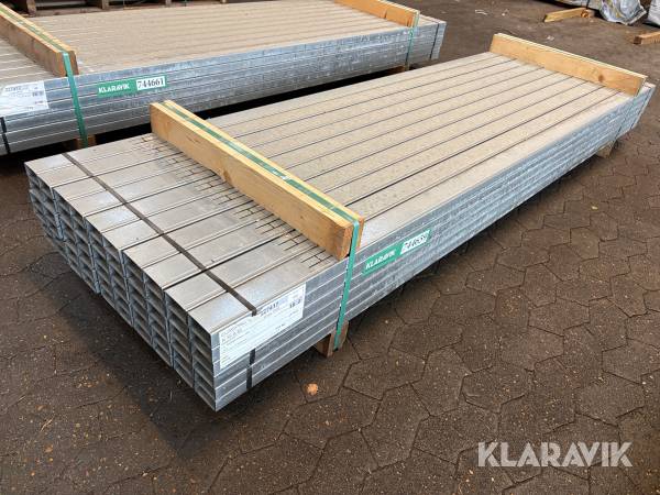 Teleskopskinner Knauf MR stolpe med asymmetriske flanger 120 styk