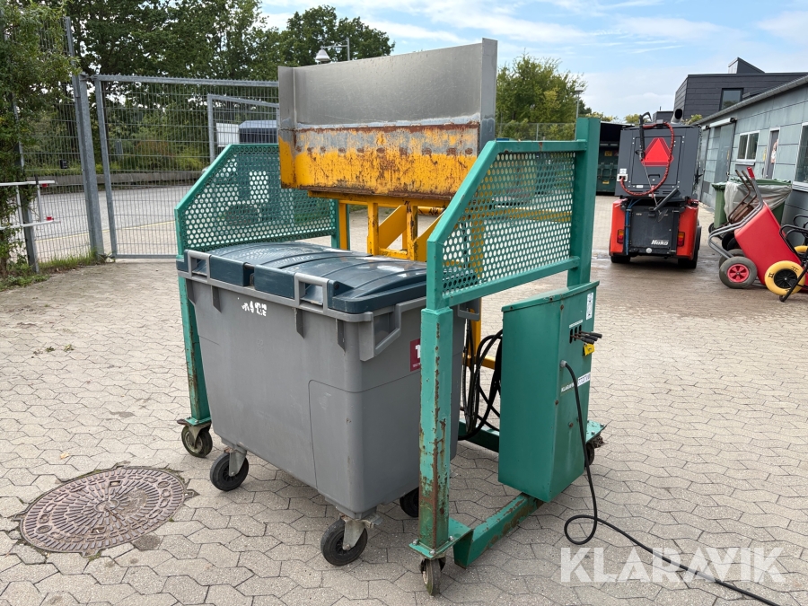 Hydraulisk container vipper