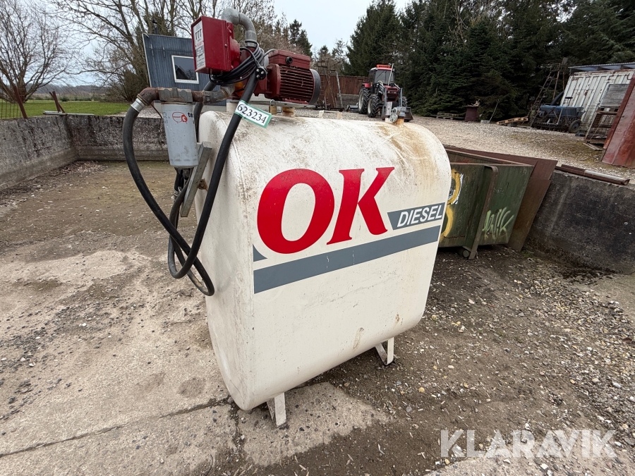 Dieseltank Roug SB600/81 1200 liter