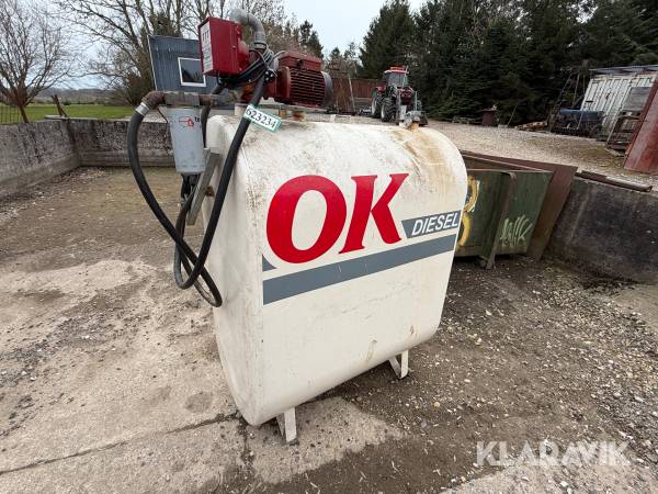 Dieseltank Roug SB600/81 1200 liter