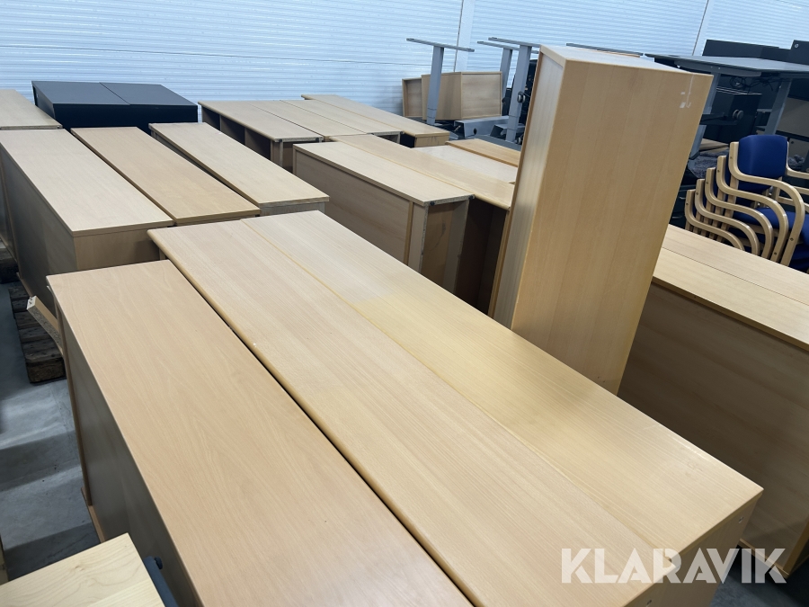 Kontor reoler forskellige mål 18 styk