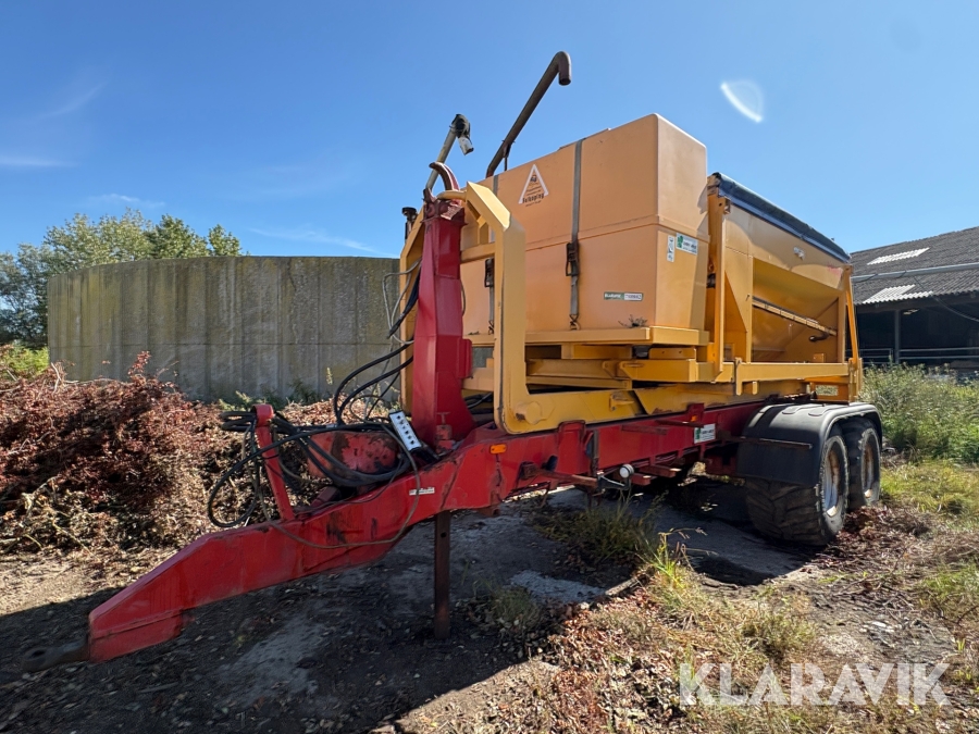 Kroghejsvogn Holsø Hcv 170 med ladsalter og container