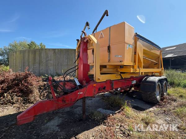 Kroghejsvogn Holsø Hcv 170 med ladsalter og container