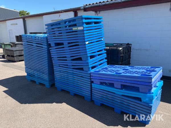 Plastikpaller 80x120 - 67 styk
