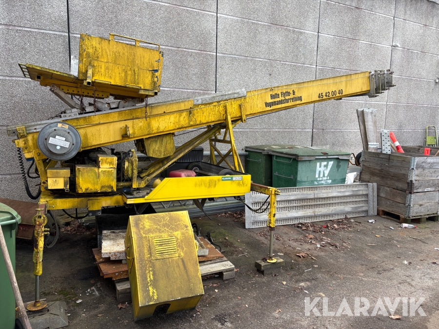 mobil skrå-elevator / materialelift med spil KLCCS GmbH & Co L1