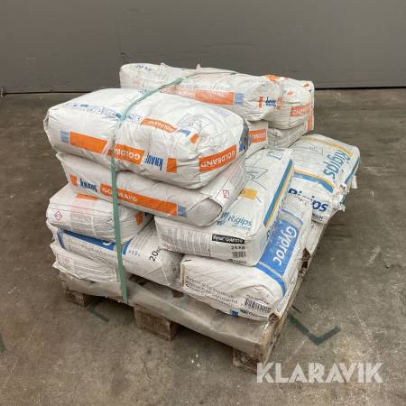 Gipsspartel 20 sække