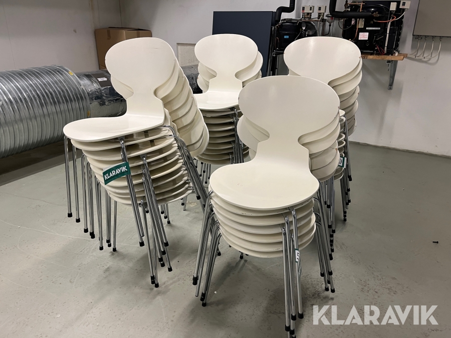 Stole Fritz Hansen / Arne Jacobsen Myren  10 stk 