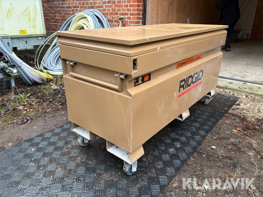 Materialekasse Ridgid 60R - på hjul