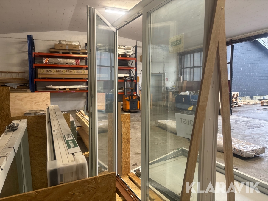 Terrassedør sidehængt 1 styk