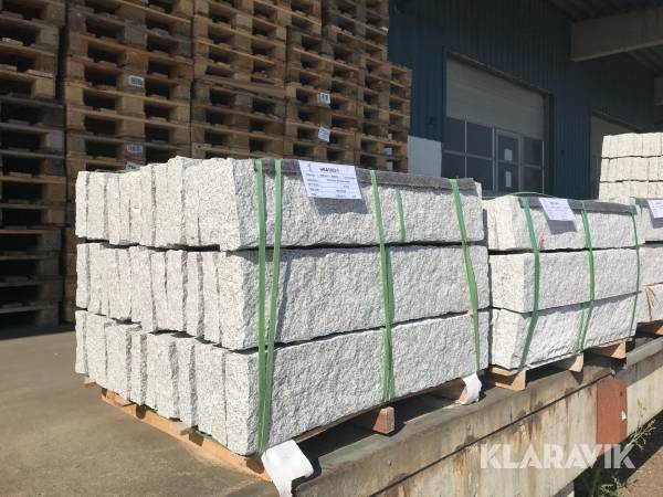 Granit kantsten 10 paller