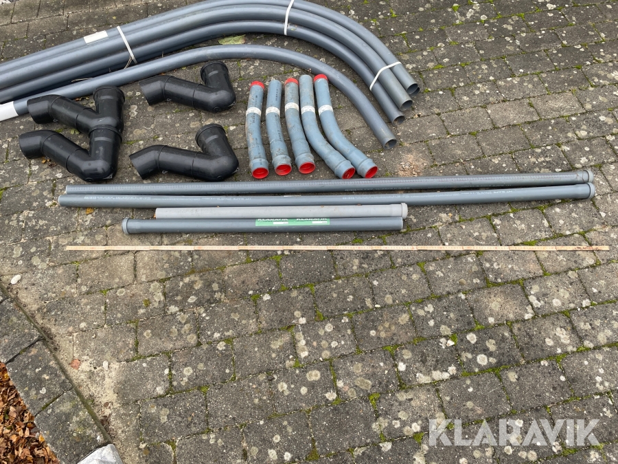 Diverse rør og fittings, Kolding, Klaravik auktioner