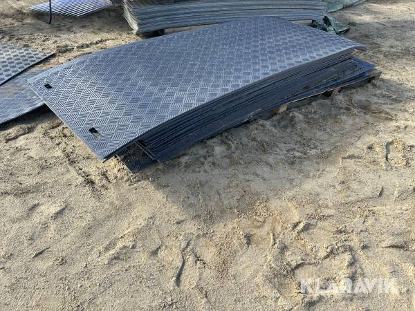 Køreplader 33 styk, 2,5meter