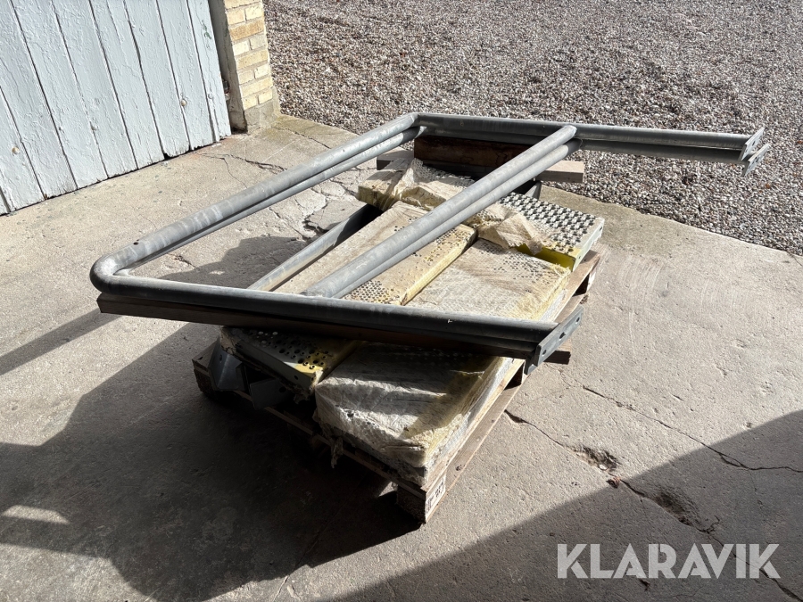 Rustfri stål trappe