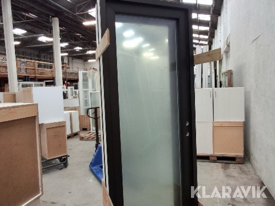 Facadedøre 2 styk træ/alu