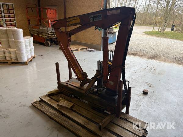 Hydraulisk løftekran HIAB 250 2000 kg. til 600 kg.