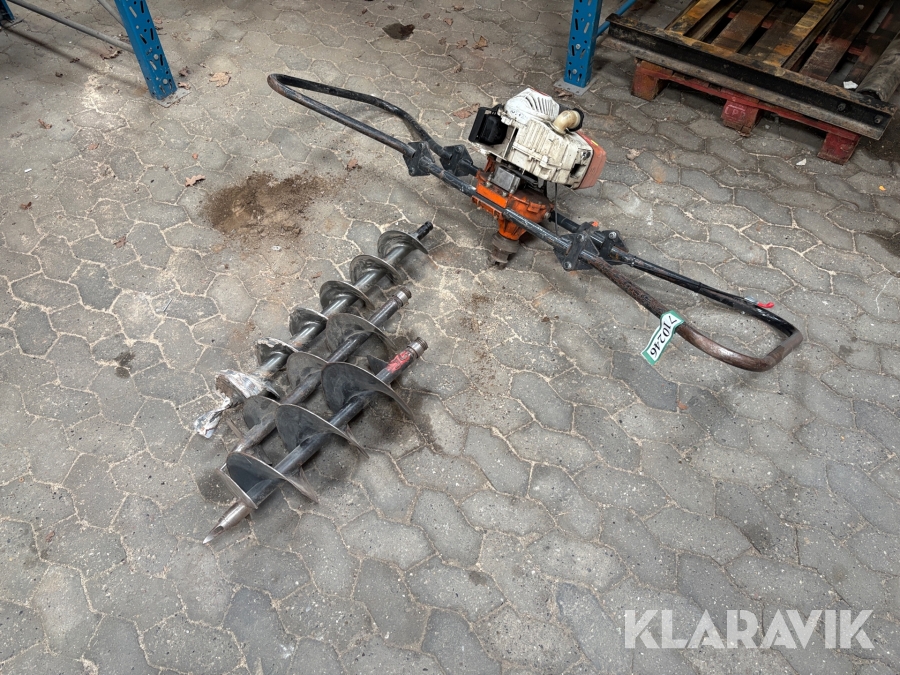 Pælebor Stihl 4308 med 3 bor